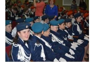 Посвящение в кадеты ковылкинских школьников